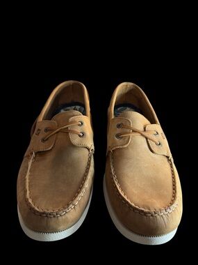 Sperry Top-Sider A/O 2-Eye Leather Tan Boat Shoe Men's Size 15 STS25209